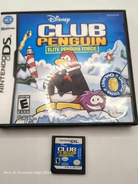 Club Penguin Elite Penguin Force DS 100% COMPLETE CIB+ Rare Stickers